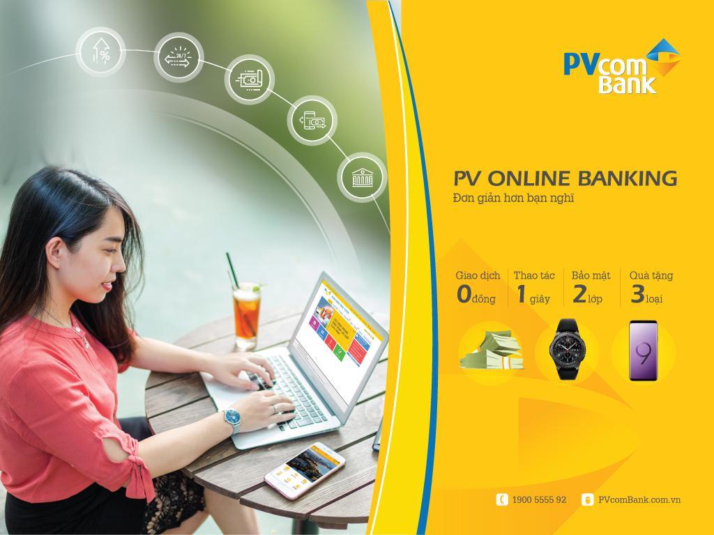 Bùng nổ quà tặng cùng “PV Online Banking – Đơn giản hơn bạn nghĩ”